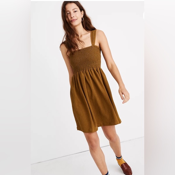 Madewell Dresses & Skirts - Madewell texture and thread smocked dress